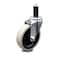 Service Caster 4 Inch Thermoplastic Rubber Wheel 1-1/4 Inch Expanding Stem Caster SCC SCC-EX05S410-TPRS-114 - alternate 1